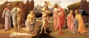 BARTOLOMEO DI GIOVANNI Predella: Baptism of Christ d china oil painting reproduction